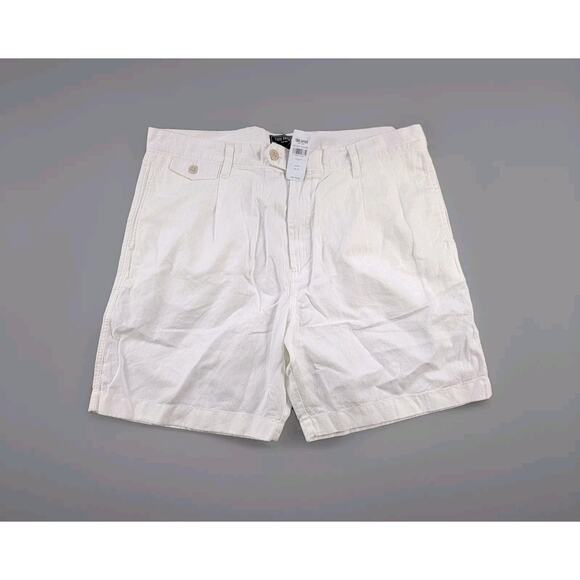Todd Snyder 7" Hudson Pleated Short size 36 White NWT $148 - Picture 1 of 11